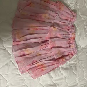 NWT LSF Love Shack Fancy Ruffle Mini Skirt Summer Morning